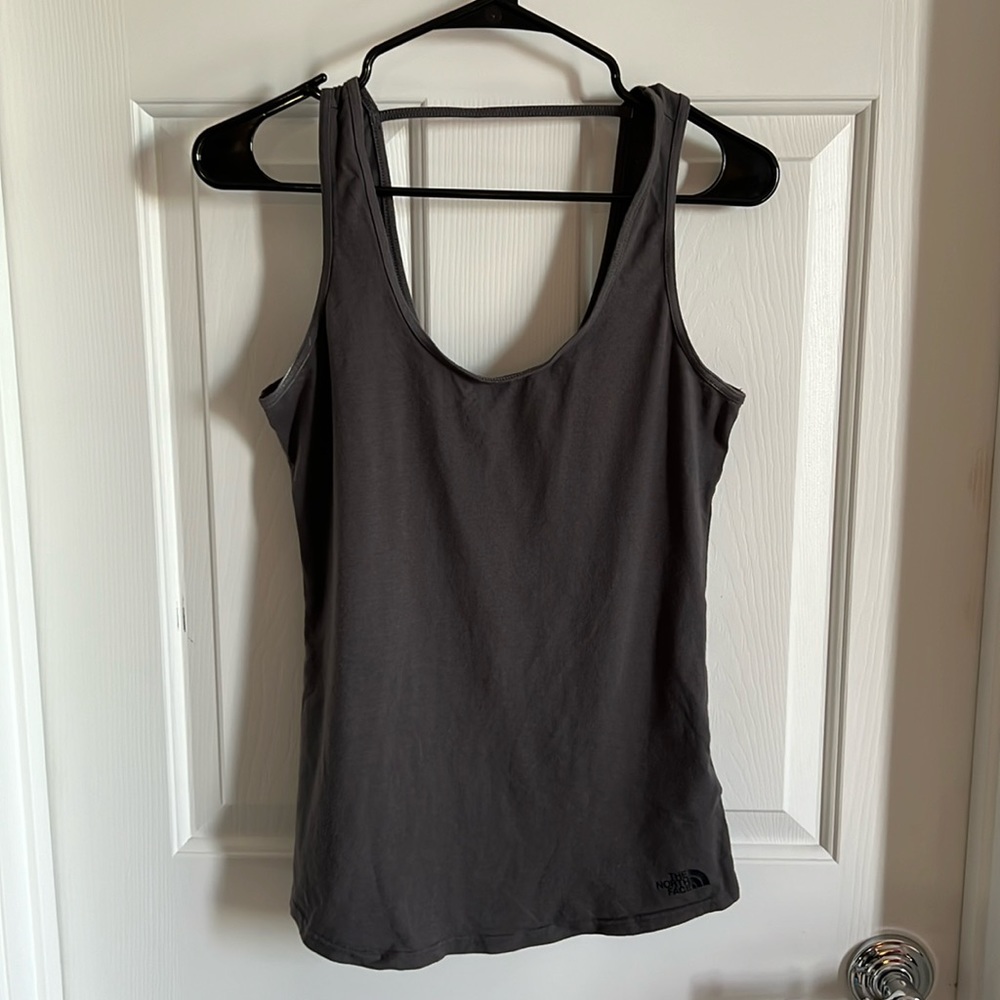 North Face grey tank top
